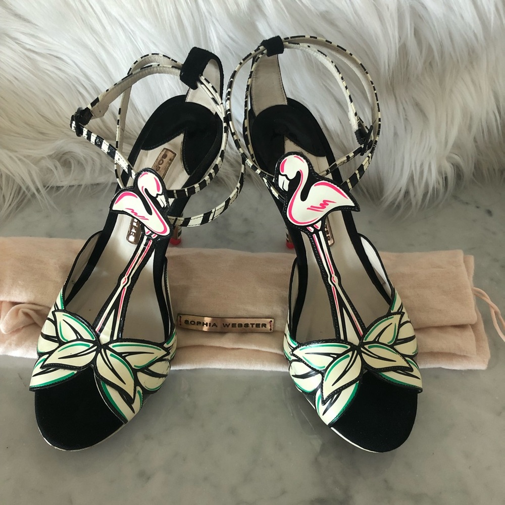 Sophia Webster Flamingo shoes party 🎉 SALE 391/2